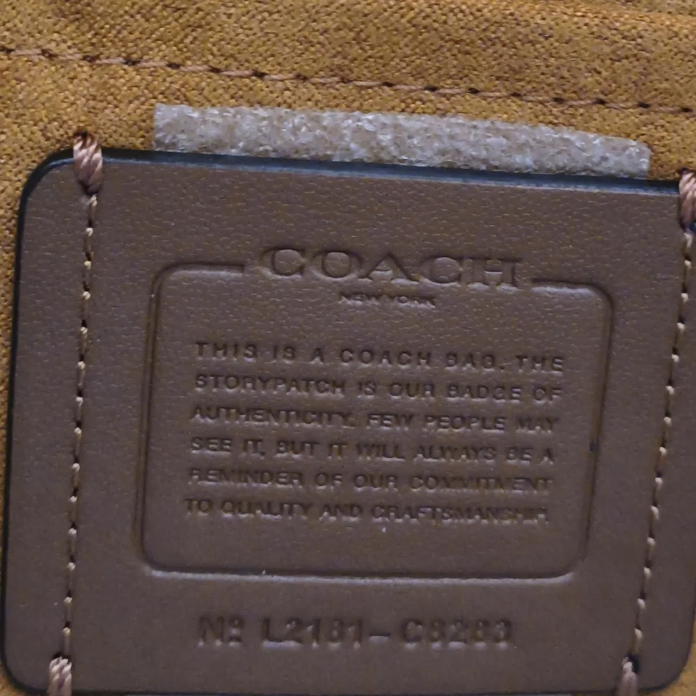 NWT COACH Klare Black Leather Crossbody Bag Embroidery Gold Hardware Medium Size - Picture 15 of 15